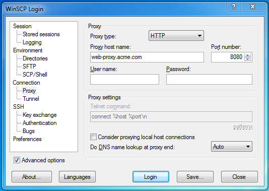 WinSCP And PuTTY Notes